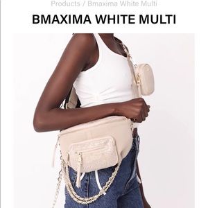 STEVE MADDEN BMAXIMA WHITE MULTI Fanny back/ Cross Body Bag
